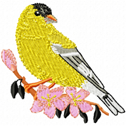 Small Birds Embroidery Design 8
